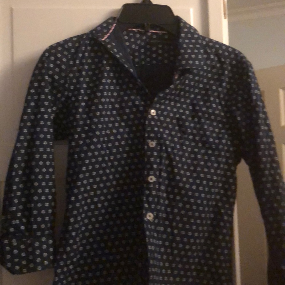 Snow flakes Boys Button Down